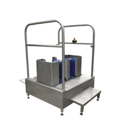 Stiefelreiniger | elektrisch Durchlaufanlage mit 5 Bürsten | Bedienung per Fotozellen Produktbild