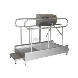 Hygieneschleuse | Durchgangsanlage links - eine Laufrichtung 230 Volt | 2400 mm Produktbild