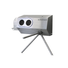 Personensperre mit Drehkreuz links - eine Laufrichtung 230 Volt mechanisches Drehkreuz | 1395 mm Produktbild