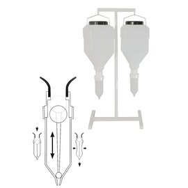 Dispensersystem Saucenkuh transparent weiß 5,5 ltr  L 170 mm  H 330 mm Produktbild 1 S