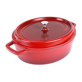 Kasserolle 7,5 ltr Aluminiumguss rot | induktionsgeeignet Produktbild