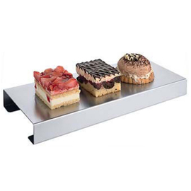 Kuchenplatte Edelstahl rechteckig | 325 mm x 135 mm Produktbild