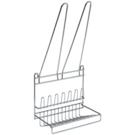 Spritzbeutelaufhänger|Spritztüllenaufhänger passend für 2 Spritzbeutel | 7 Tüllen  L 260 mm  H 535 mm Produktbild