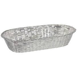 RESTPOSTEN | Baguettekorb Stahl oval 280 mm  x 125 mm  H 60 mm Produktbild