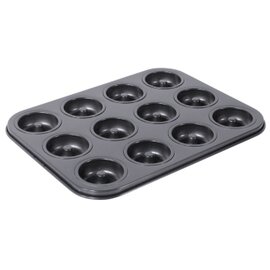 Mini-Donutform  • Donut | 12 Mulden | Muldenmaß Ø 43 x 15 mm  L 250 mm  B 190 mm Produktbild