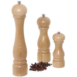 Pfeffermühle Holz naturfarben • Mahlwerk aus Keramik  H 160 mm Produktbild