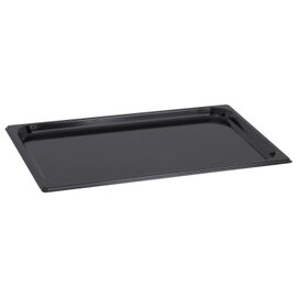 Konvektomatenblech GN 1/2 Edelstahl antihaftbeschichtet schwarz  H 10 mm Produktbild