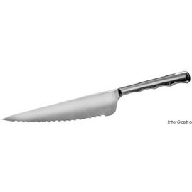 Kuchenmesser gerade Klinge gezahnter Wellenschliff Klingenlänge 18 cm  L 30 cm Produktbild