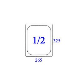 Restposten | Gastronormbehälter GN 1/2  x 150 mm GN 74 gelocht Edelstahl | Fallgriffe Produktbild