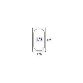 GN-Behälter, "TOP NOTCH® ", Farbe: Gelb, GN 1/3, 100 mm tief, Inhalt: 3,6 ltr., Polycarbonat, Temperaturbereich -40°C bis 100°C Produktbild