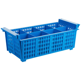 Besteckspülkorb blau | 8 Fächer Produktbild