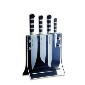 Messerblock 4KNIVES 1905 Acryl magnetisch mit 4 Messern Produktbild