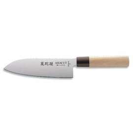 Santoku ASIACUT gerade Klinge glatter Schliff | Klingenlänge 16 cm Produktbild