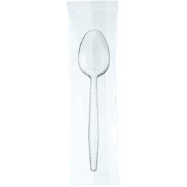 Kaffeelöffel DINNER Polystyrol transparent  L 125 mm | Einweg | 250 x 1 Stück Produktbild