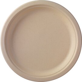 Teller Bagasse braun  Ø 260 mm | Einweg Produktbild