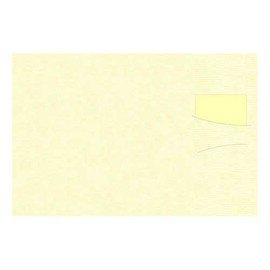 Tischset Airlaid mit Serviette cream 330 mm  x 430 mm 3 x 50 Stück Produktbild