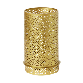 Kerzenhalter BLISS Metall goldfarben  Ø 120 mm  H 200 mm Produktbild