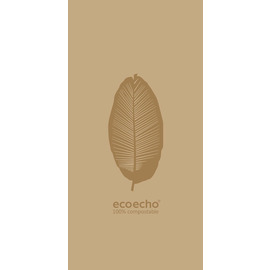 Zelltuch-Serviette ORGANIC 3-lagig Falz 1/8 Kopffalz 400 mm x 400 mm Produktbild