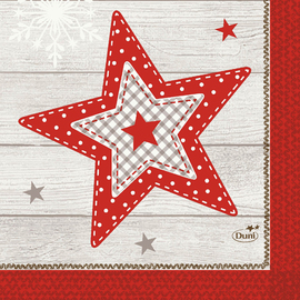 Zelltuch-Servietten Motiv COZY WINTER 3-lagig Falz 1/4 mit Dekor 240 mm  x 240 mm 20 x 50 Stück Produktbild