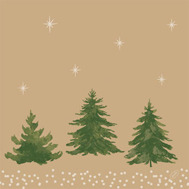 Serviette HUMBLE TREES | 400 mm x 400 mm Produktbild