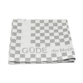 Serviette Baumwolle GÜDE blau | weiß 450 mm x 450 mm Produktbild