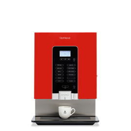 Heißgetränkeautomat OPTIVEND 33 NG rot | 3 Produktbehälter Produktbild
