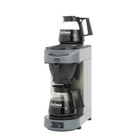 Kaffeemaschine M100, ohne Wasseranschluß, inkl. 2 Glaskannen 1,8 ltr., Farbe: grau Produktbild