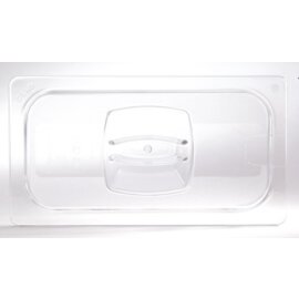 Harter Deckel GN 1/3 Polycarbonat transparent | Druckausgleichsöffnung Produktbild