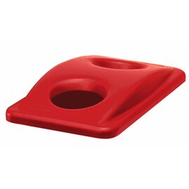 FG269288RED Deckel Slim-Jim mit 2 x Flascheneinwurf für FG3540 + FG3541, rot, 51,8 x 29 x 7 cm, Polyethylen Produktbild