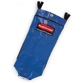 FG9T9300BLUE Recycling-Sack mit seitlichem Reißverschluß und universellen Recyclingzeichen, Farbe: Blau, 128,7L, 44,4 x 26,7 x 83,8 cm Produktbild