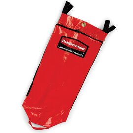 FG9T9300RED Recycling-Sack mit seitlichem Reißverschluß und universellen Recyclingzeichen, Farbe: Rot, 128,7L, 44,4 x 26,7 x 83,8 cm Produktbild