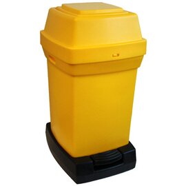 Windel Abfallbehälter NAP2 65 ltr Kunststoff gelb mit Fußpedal  L 410 mm  B 470 mm  H 770 mm Produktbild