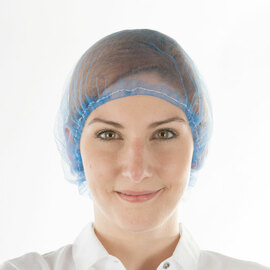 Baretthaube PREMIUM blau Produktbild