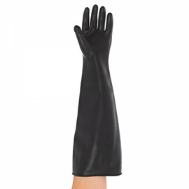 Chemikalienschutzhandschuhe WORK XL Latex schwarz | 600 mm Produktbild