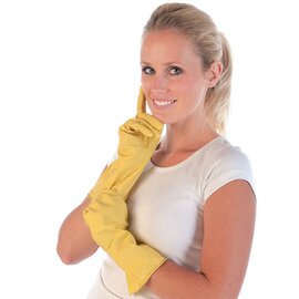 Universal-Handschuh BETTINA XL Latex gelb Produktbild