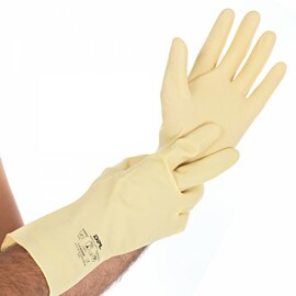 Chemikalienschutzhandschuhe SATIN S Latex naturfarben | 300 mm Produktbild