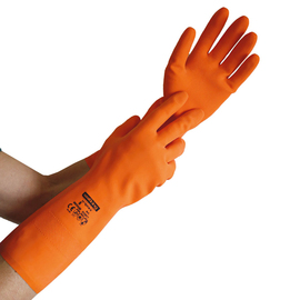 Chemikalienschutzhandschuhe TRIPLEX L orange 330 mm Produktbild