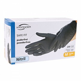 Nitril-Handschuhe SAFE FIT XL Nitril schwarz | 240 mm Produktbild 1 S