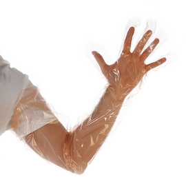 LDPE-Handschuhe SOFTLINE LONG Einheitsgröße Polyethylen orange Produktbild