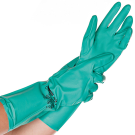 Chemikalienschutzhandschuhe PROFESSIONAL M grün 340 mm Produktbild 0 L