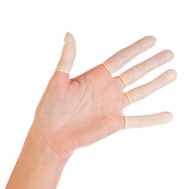 Latex-Fingerlinge S weiß puderfrei Produktbild