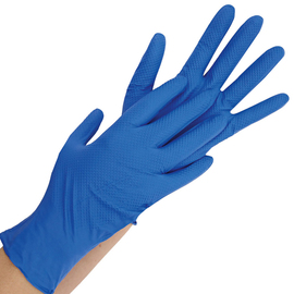 Nitril-Handschuhe XL blau POWER GRIP • puderfrei Produktbild