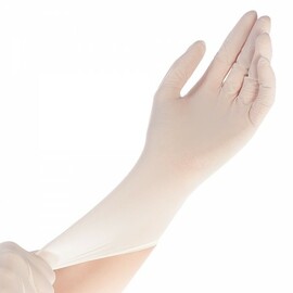 Schutzset HYGOSTAR blau-weiß Kittel | Haube | Mundschutz | Überschuhe | Handschuhe Produktbild 5 S