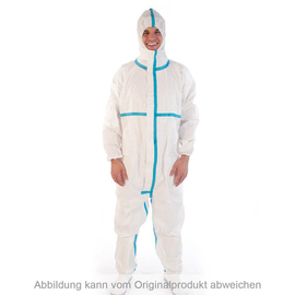 Overall Typ 4B+5B+6B XL Mikroporous weiß Kapuze Produktbild