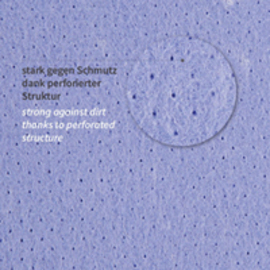 Mehrzwecktuch Viskose | blau | 110 g/m² L 380 mm x 400 mm Produktbild