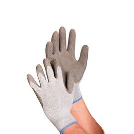 Beschichtete Thermo-Handschuhe "THERMO GRIP", Hygostar® , Baumwolle gestrickt, latexbeschichtet, Größe: XL. Farbe: Grau, 12 Paar Produktbild