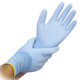 Arbeitshandschuhe ULTRA FLEX HAND XL/10 blau 3/4-beschichtet 260 mm Produktbild