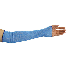 Schnittschutz-Armstulpe ALLFOOD LEBENSMITTEL blau lebensmittelecht L 450 mm Produktbild