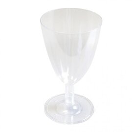 Weinglas 10 cl Einweg Polystyrol mit Eichstrich Produktbild