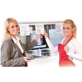 Infobord POWERGRIP Aluminium silberfarben  L 500 mm Produktbild